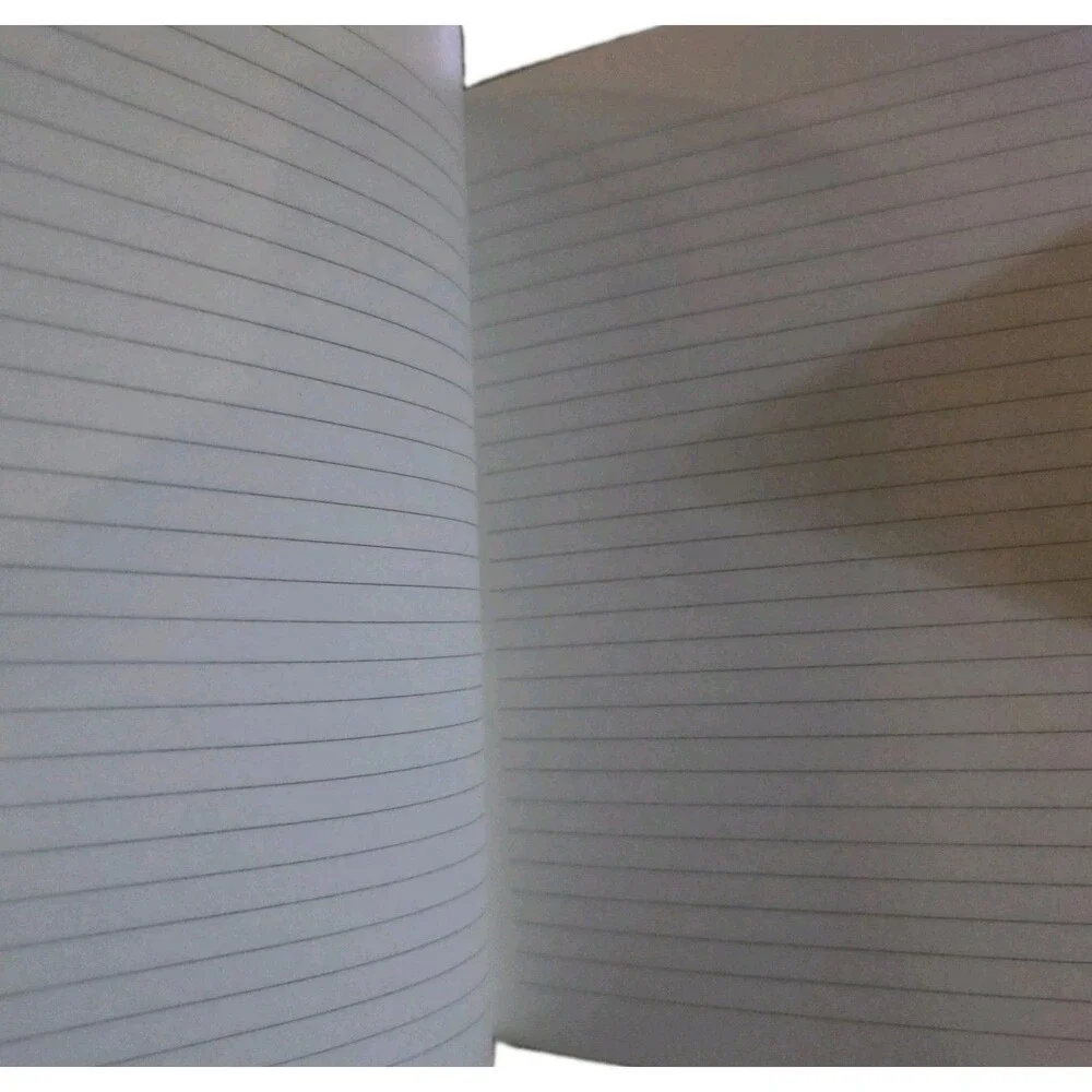 PAPYRUS Faux Leather Journal  240 Lined Pages 6x8 White NEW
